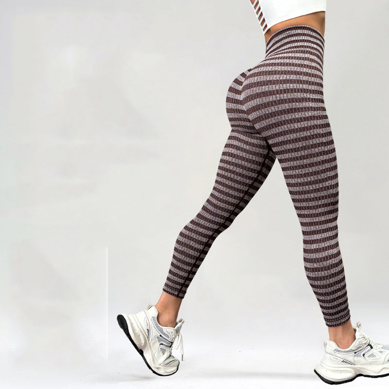 Thick Bae Striped Stretchy Pants